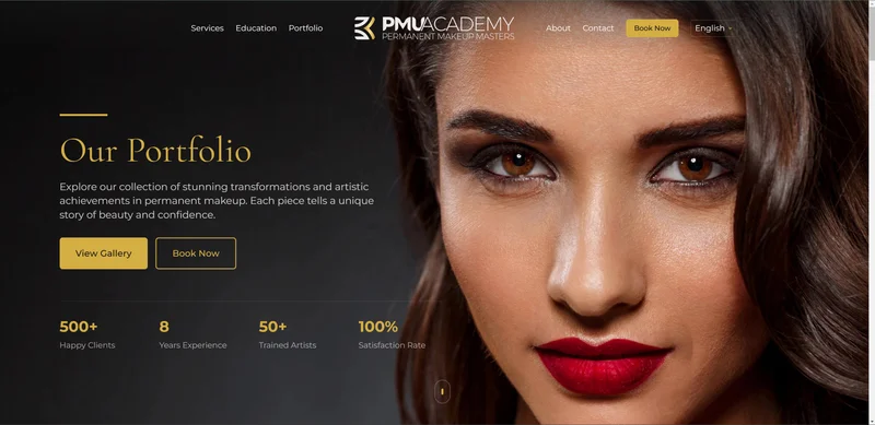 BK PMU Academy website preview