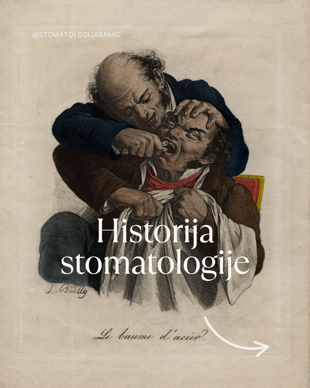 Social media content - Ramić - Carousel Historija Stomatologije