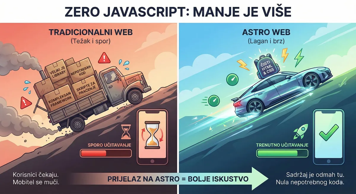 AstroJS nula JavaScripta po defaultu