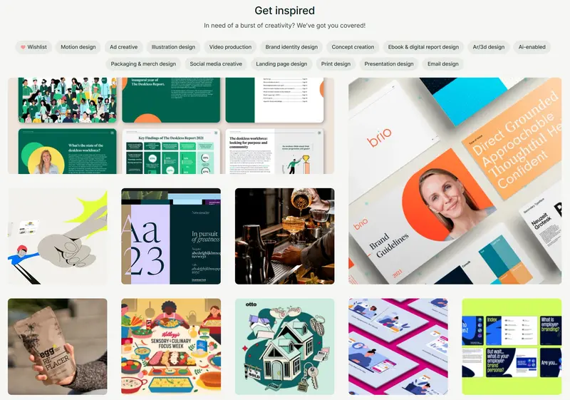 Indigo inspiration board