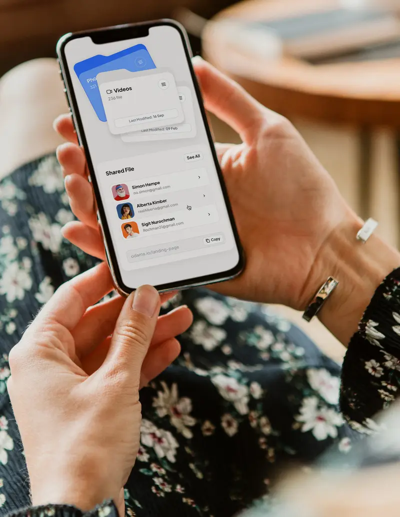 Indigo storage app