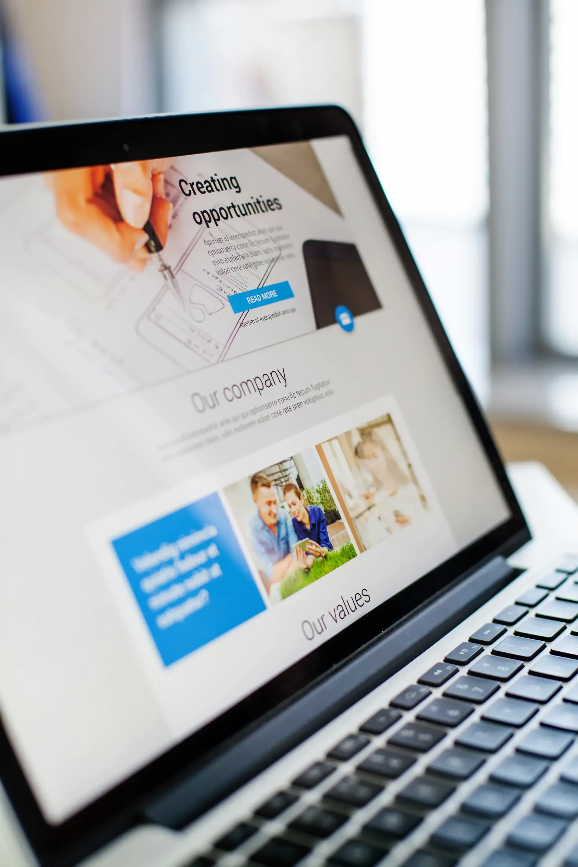 Indigo Web dizajn usluge bento pozadina
